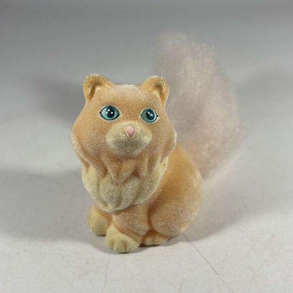 My Little Pony Lil Litters My Little Kitty Cutie Calico Flocked Cat Vintage 90s‎ - Picture 1 of 3